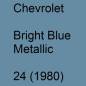 Preview: Chevrolet, Bright Blue Metallic, 24 (1980).